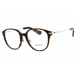 NWT Burberry 0BE2412D Dark Havana Round 52mm Eyeglasses